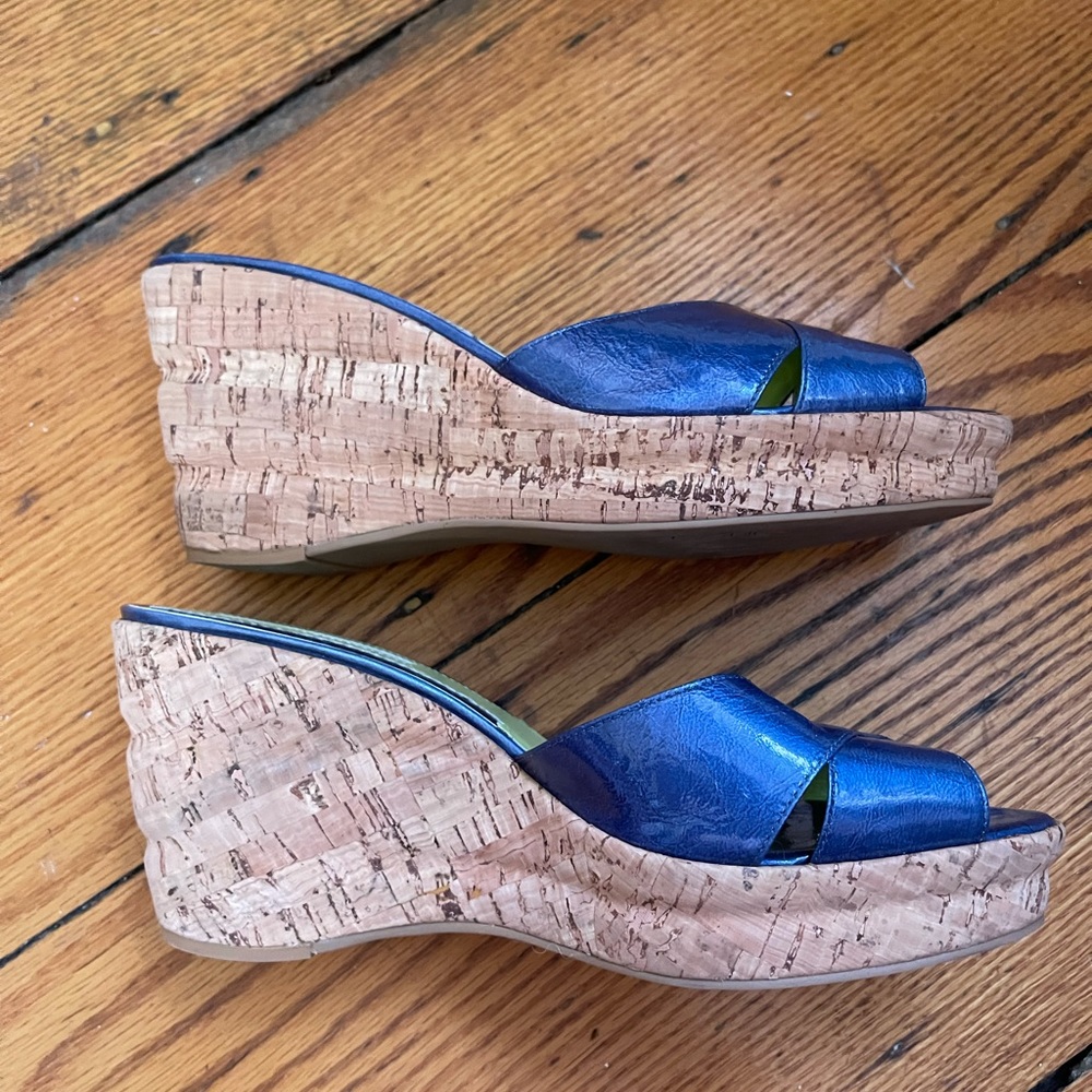 Wedge sandals. Size 9.5.